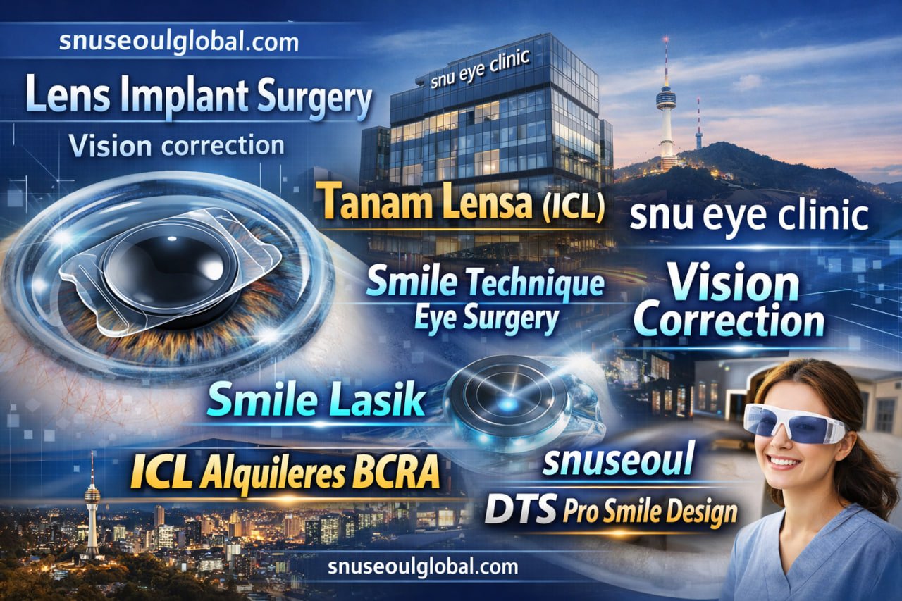 Tanam lensa ICL vision correction using icl biotech technology at snu eye clinic Seoul